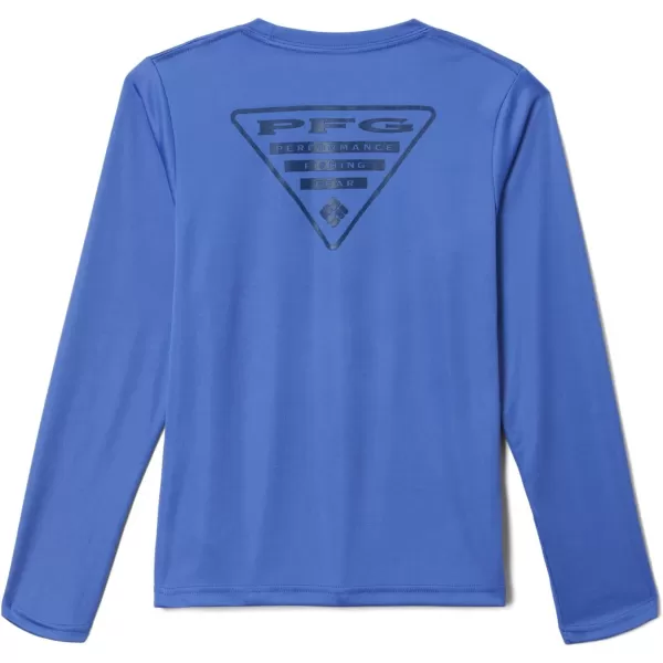 imageColumbia Boys Terminal Tackle PFG Triangle Logo Long SleeveViolet SeaCarbon
