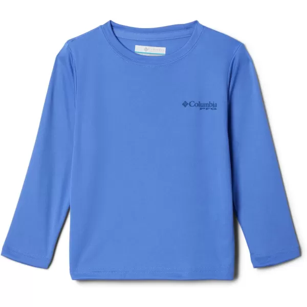 imageColumbia Boys Terminal Tackle PFG Triangle Logo Long SleeveViolet SeaCarbon