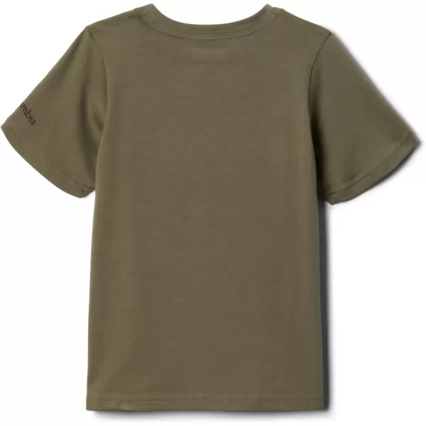 imageColumbia Boys Valley Creek Short Sleeve Graphic ShirtStone Green Bearly Pack