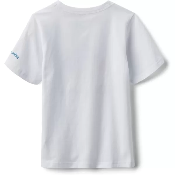 imageColumbia Boys Valley Creek Short Sleeve Graphic ShirtWhite Multi Gem