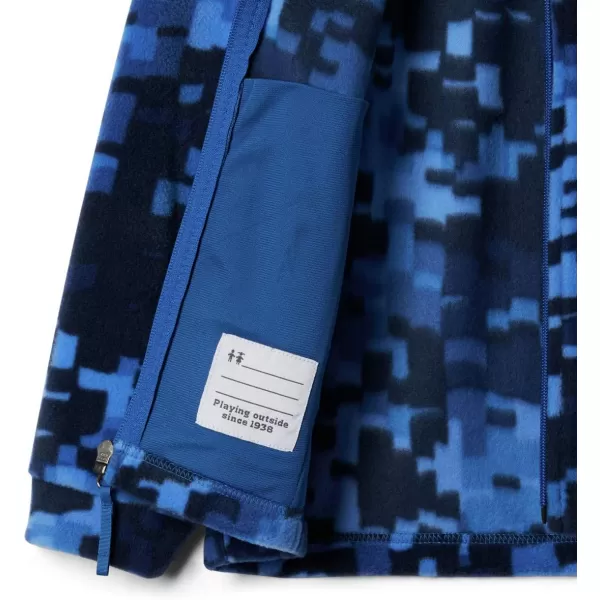 imageColumbia Boys Zing Iii Fleece JacketBright Indigo Weave Print