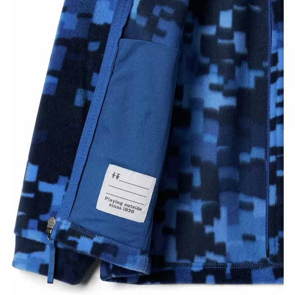 imageColumbia Boys Zing Iii Fleece JacketBright Indigo Weave Print