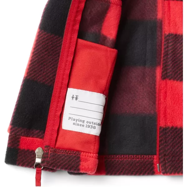 imageColumbia Boys Zing Iii Fleece JacketMountain Red Check B Print