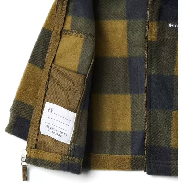 imageColumbia Boys Zing Iii Fleece JacketNew Olive Check B Print