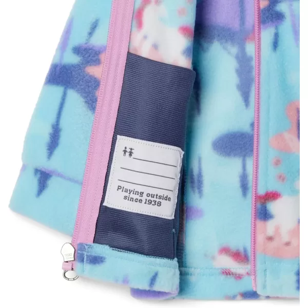 imageColumbia Girls Benton Springs Ii Printed FleeceAquamarine Uninature