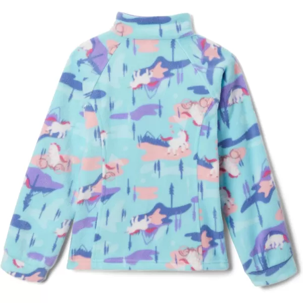 imageColumbia Girls Benton Springs Ii Printed FleeceAquamarine Uninature
