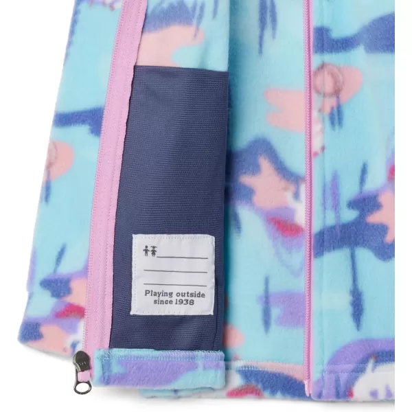 imageColumbia Girls Benton Springs Ii Printed FleeceAquamarine Uninature