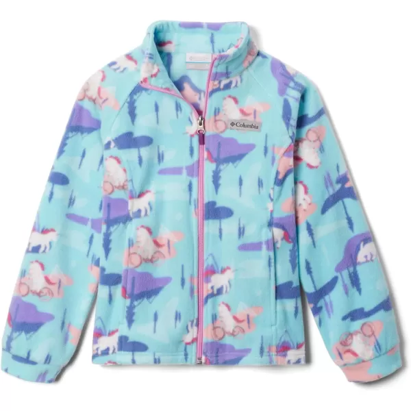 imageColumbia Girls Benton Springs Ii Printed FleeceAquamarine Uninature