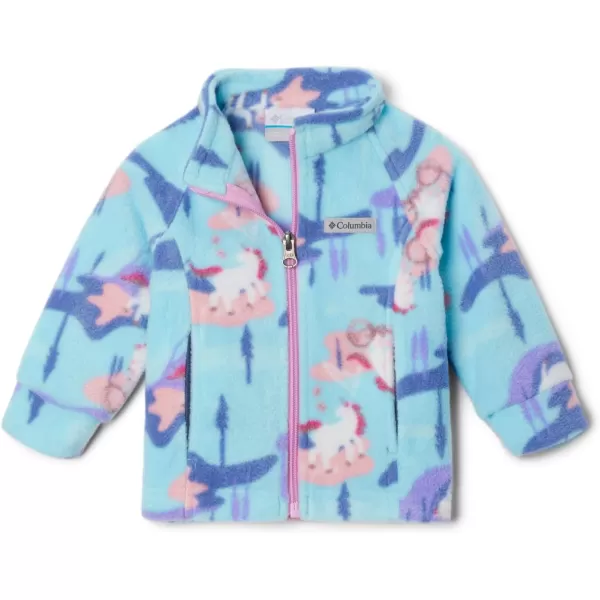 imageColumbia Girls Benton Springs Ii Printed FleeceAquamarine Uninature