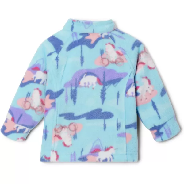 imageColumbia Girls Benton Springs Ii Printed FleeceAquamarine Uninature