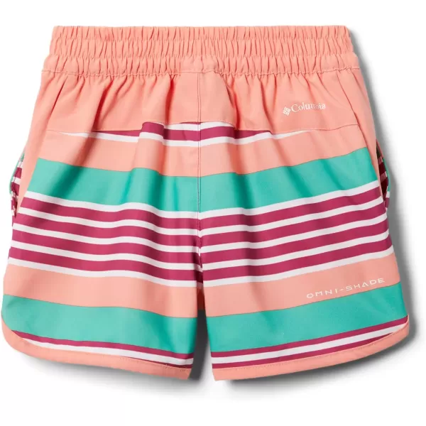 imageColumbia Girls Sandy Shores BoardshortWild Fuchsia Milo Stripe