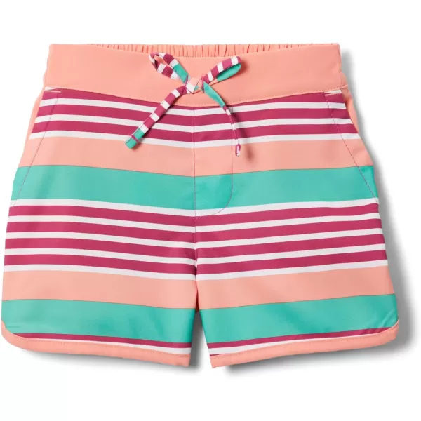 imageColumbia Girls Sandy Shores BoardshortWild Fuchsia Milo Stripe