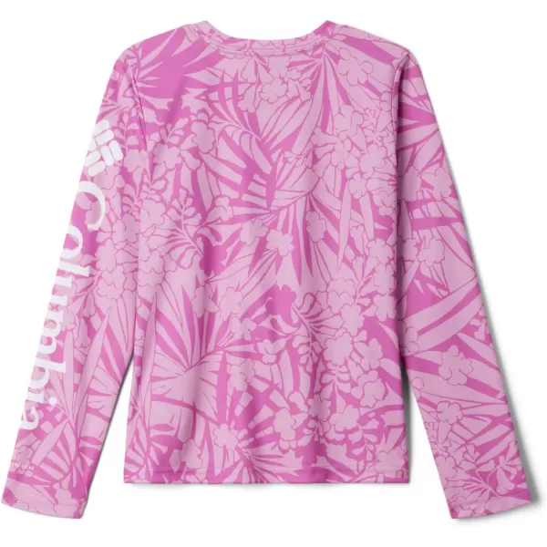 imageColumbia Girls Super Tidal Long SleeveBright Lavender Tropictones