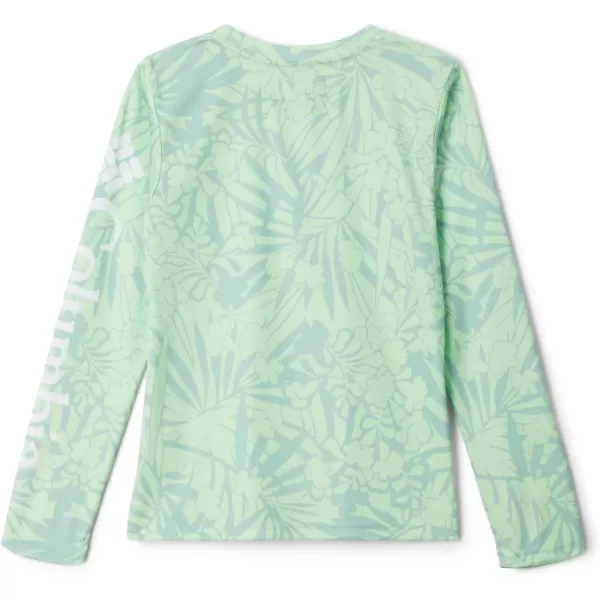 imageColumbia Girls Super Tidal Long SleeveNew Mint Tropictones