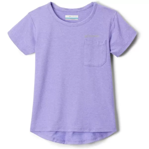 imageColumbia Girls Tech Trail Short Sleeve TeePaisley Purple Heather