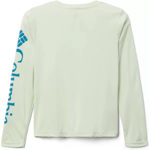 imageColumbia Girls Tidal Tee Long SleeveLight LimeDeep Marine Logo