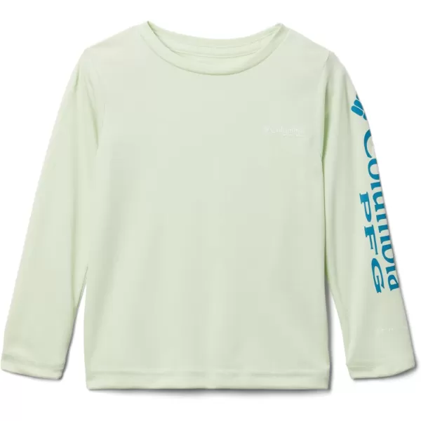 imageColumbia Girls Tidal Tee Long SleeveLight LimeDeep Marine Logo