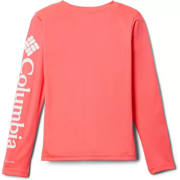 imageColumbia Girls Tidal Tee Long SleeveNeon SunriseWhite Logo