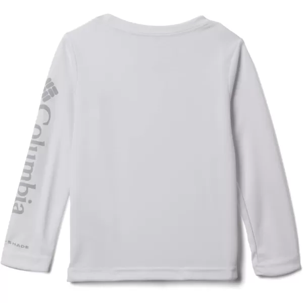 imageColumbia Girls Tidal Tee Long SleeveWhiteCirrus Grey Logo