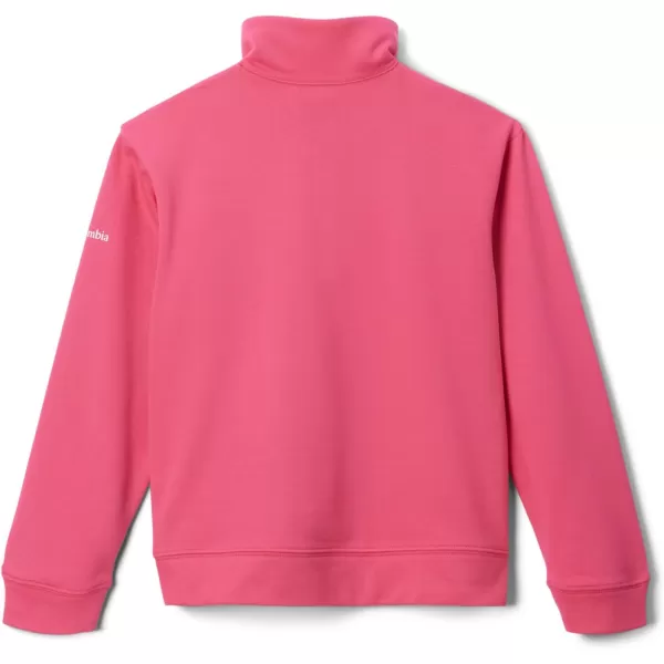 imageColumbia Girls Trek French Terry Half ZipUltra Pink