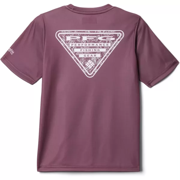 imageColumbia Kids Collegiate Terminal Tackle Short Sleeve ShirtTam  Deep Maroon