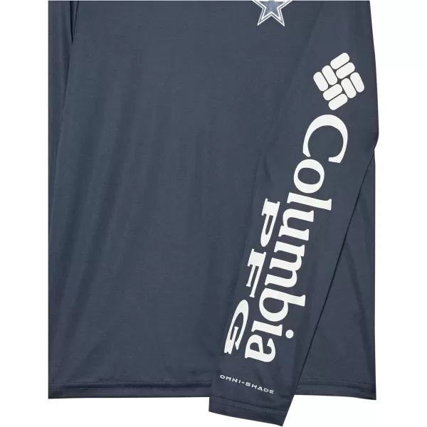 imageColumbia Kids Collegiate Youth Terminal Tackle LS ShirtDc  NavyWhite