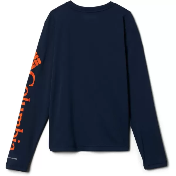 imageColumbia Kids Collegiate Youth Terminal Tackle LS ShirtOrange navy
