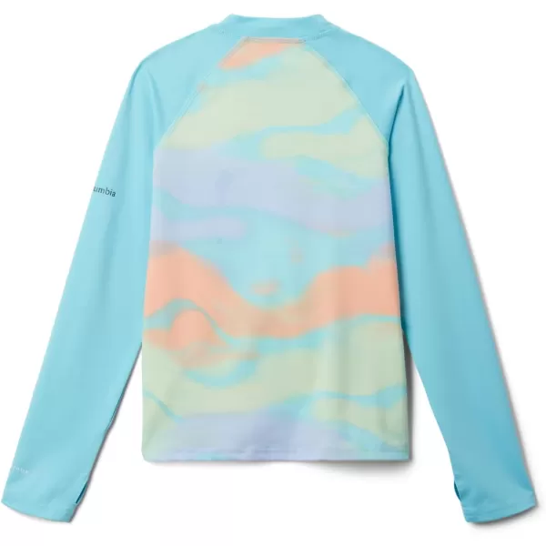 imageColumbia Kids Sandy Shores Printed Long Sleeve SunguardAquamarine UndercurrentAquamarine