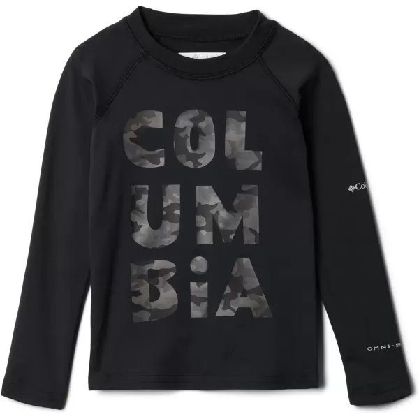 imageColumbia Kids Sandy Shores Printed Long Sleeve SunguardBlack Camo Type