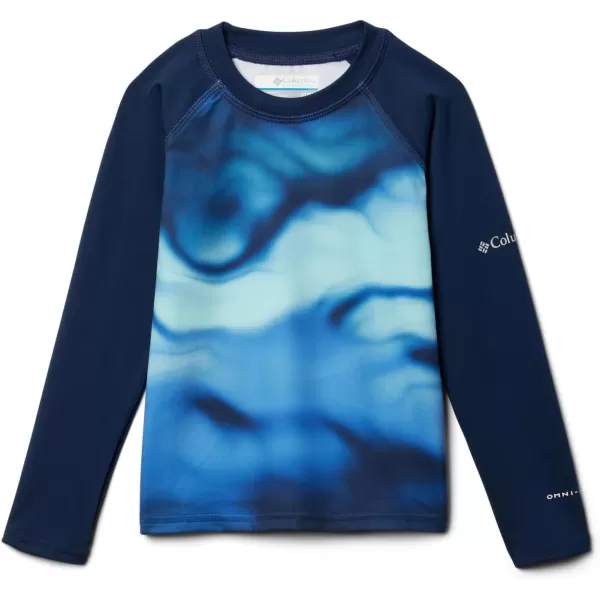 imageColumbia Kids Sandy Shores Printed Long Sleeve SunguardColl Navy UndercurrentColl Navy