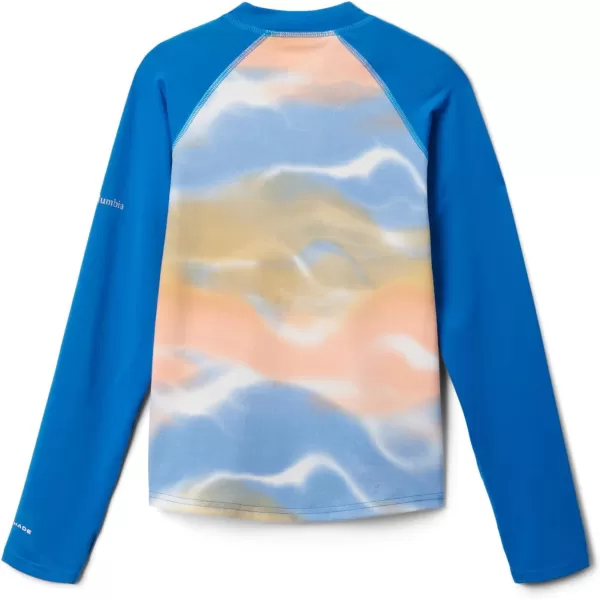 imageColumbia Kids Sandy Shores Printed Long Sleeve SunguardLight Camel UndercurrentBright Indigo