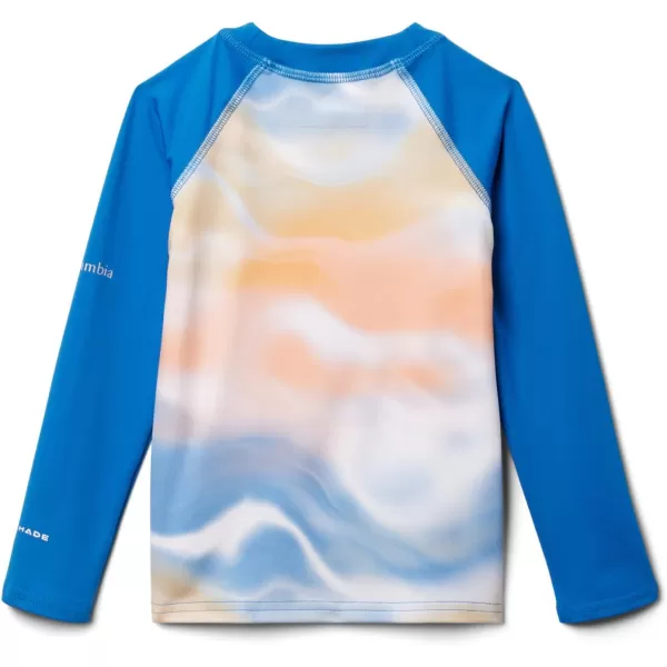 imageColumbia Kids Sandy Shores Printed Long Sleeve SunguardLight Camel UndercurrentBright Indigo
