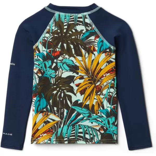 imageColumbia Kids Sandy Shores Printed Long Sleeve SunguardMint Cay Toucanical Multi  Coll Navy