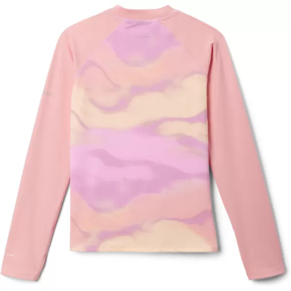 imageColumbia Kids Sandy Shores Printed Long Sleeve SunguardSalmon Rose UndercurrentCosmos