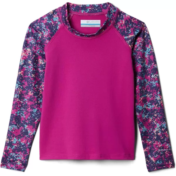 imageColumbia Kids Sandy Shores Printed Long Sleeve SunguardWild FuchsiaWild Fuchsia Dotty Disguis
