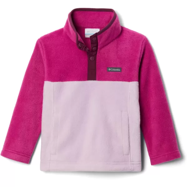 imageColumbia Kids Steens MTN 14 Snap Fleece PullOverAuraWild Fuchsia