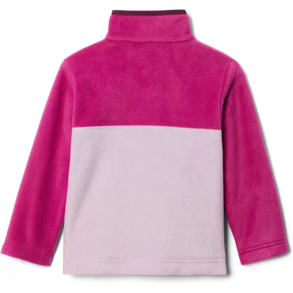 imageColumbia Kids Steens MTN 14 Snap Fleece PullOverAuraWild Fuchsia