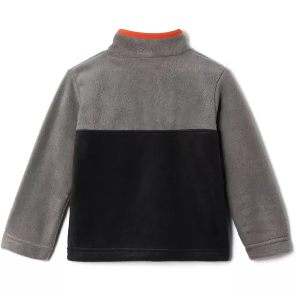 imageColumbia Kids Steens MTN 14 Snap Fleece PullOverBlackCity Grey
