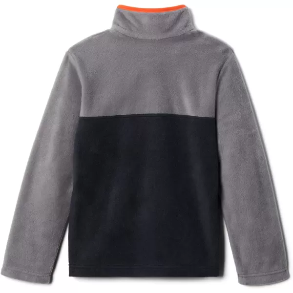 imageColumbia Kids Steens MTN 14 Snap Fleece PullOverBlackCity Grey