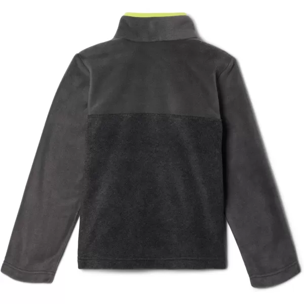 imageColumbia Kids Steens MTN 14 Snap Fleece PullOverCharcoal Heather  Shark