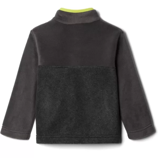imageColumbia Kids Steens MTN 14 Snap Fleece PullOverCharcoal Heather  Shark