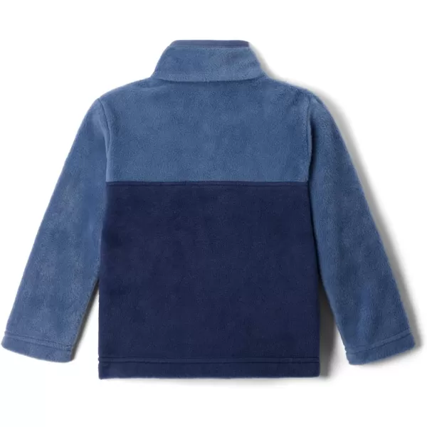 imageColumbia Kids Steens MTN 14 Snap Fleece PullOverCollegiate Navy  Dark Mountain