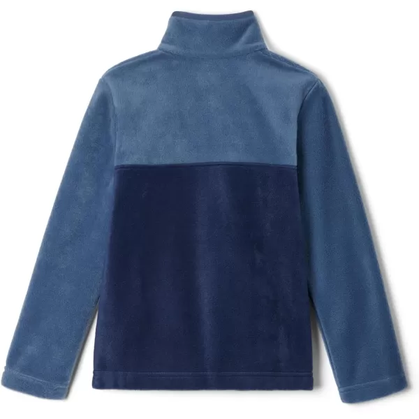 imageColumbia Kids Steens MTN 14 Snap Fleece PullOverCollegiate Navy  Dark Mountain