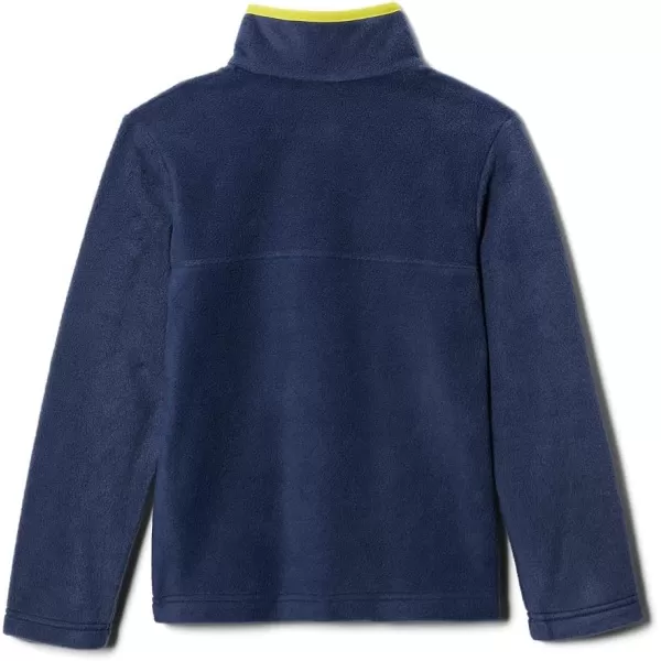 imageColumbia Kids Steens MTN 14 Snap Fleece PullOverCollegiate Navy