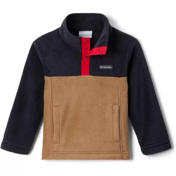 imageColumbia Kids Steens MTN 14 Snap Fleece PullOverDelta  Black