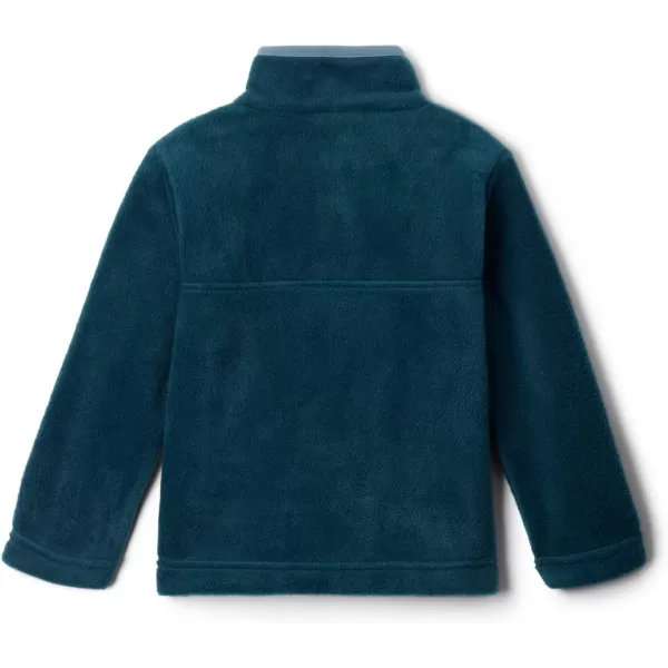 imageColumbia Kids Steens MTN 14 Snap Fleece PullOverNight Wave  Metal