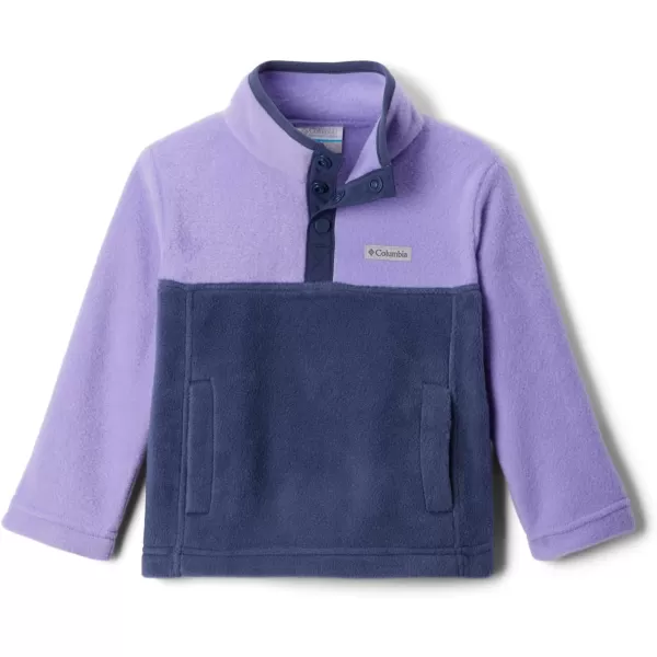imageColumbia Kids Steens MTN 14 Snap Fleece PullOverNocturnal  Paisley Purple