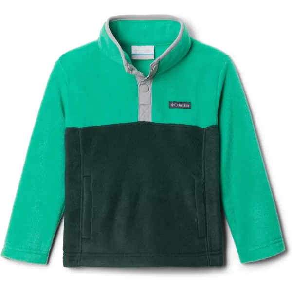 imageColumbia Kids Steens MTN 14 Snap Fleece PullOverSpruceDark Lime