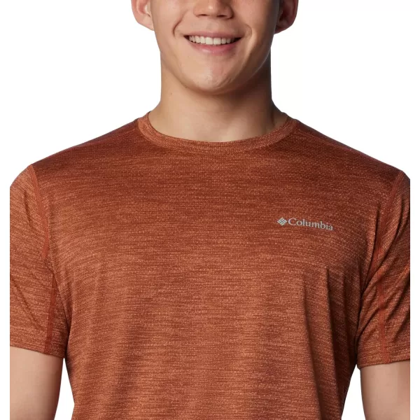 imageColumbia Mens Alpine Chill Zero Short Sleeve CrewAuburn Heather