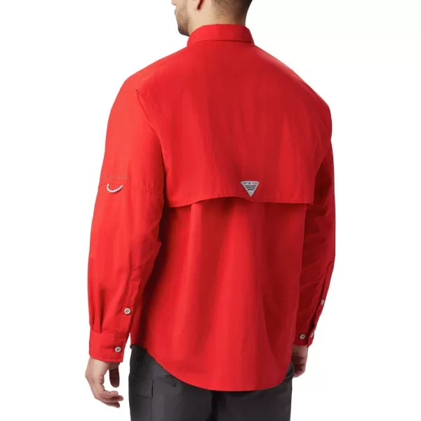 imageColumbia Mens Bahama II Long Sleeve ShirtRed Spark